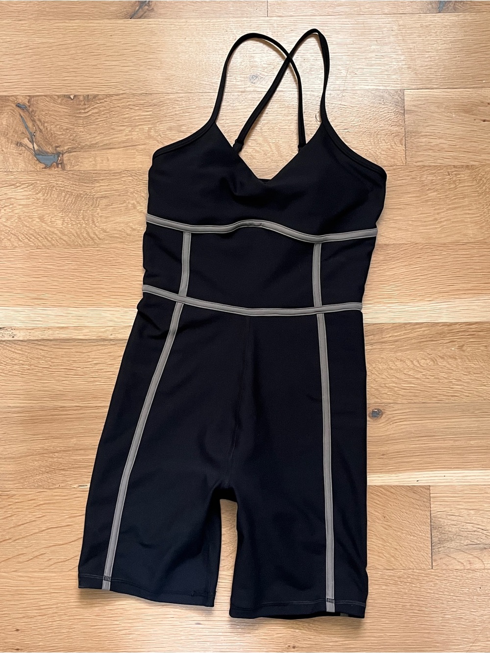 Abercrombie & Firtch Black YPB Sculptlux Onesie size XS